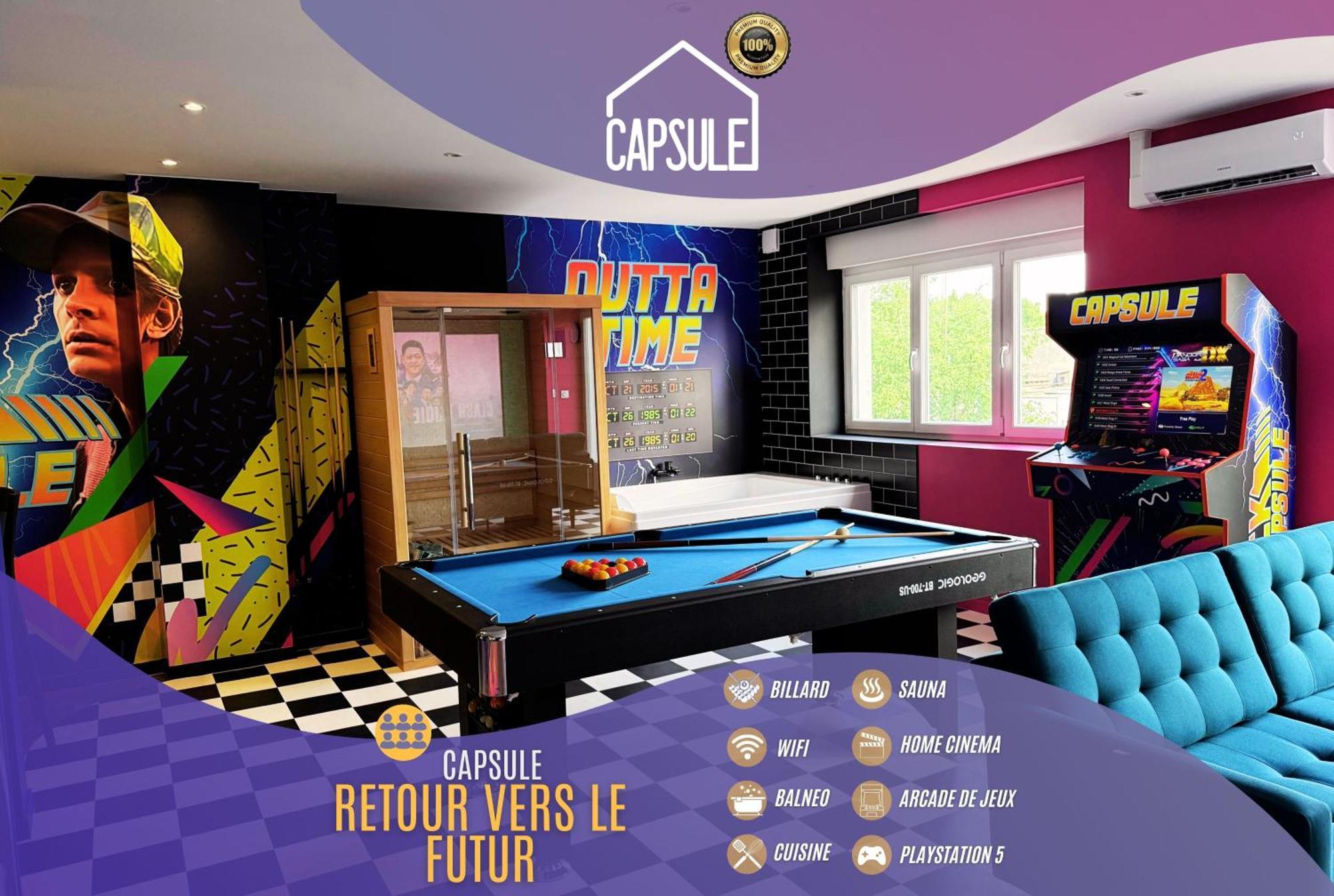 Capsule Retour Vers Le Futur Maubeuge Exteriör bild